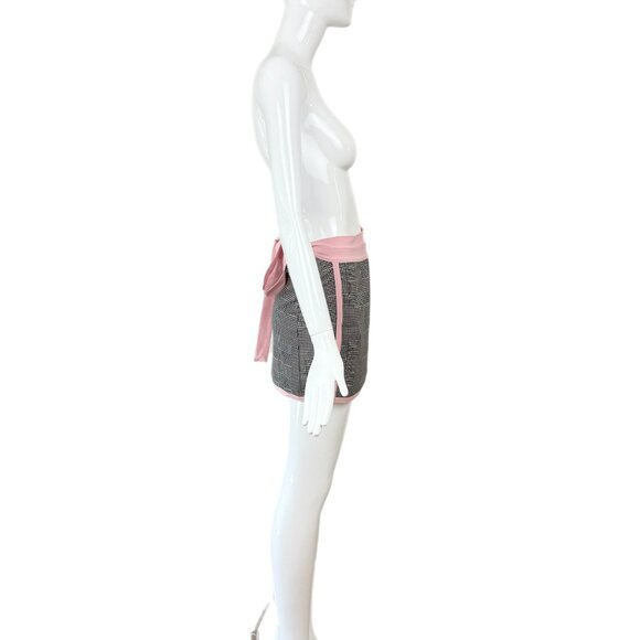 DIOR by JOHN GALLIANO c.'02 Vintage Houndstooth Gingham Cover-Up - Picture 2 of 8